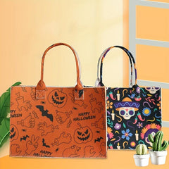 Halloween Felt Tote Bag Large Capacity Shopping Bag
