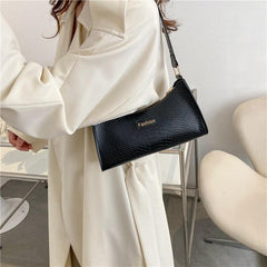 Women's Faux Leather Shoulder Bag Retro Mini Armpit Bag