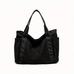 Canvas Tote Bag Large Shoulder Handbag for Work Travel Shopping