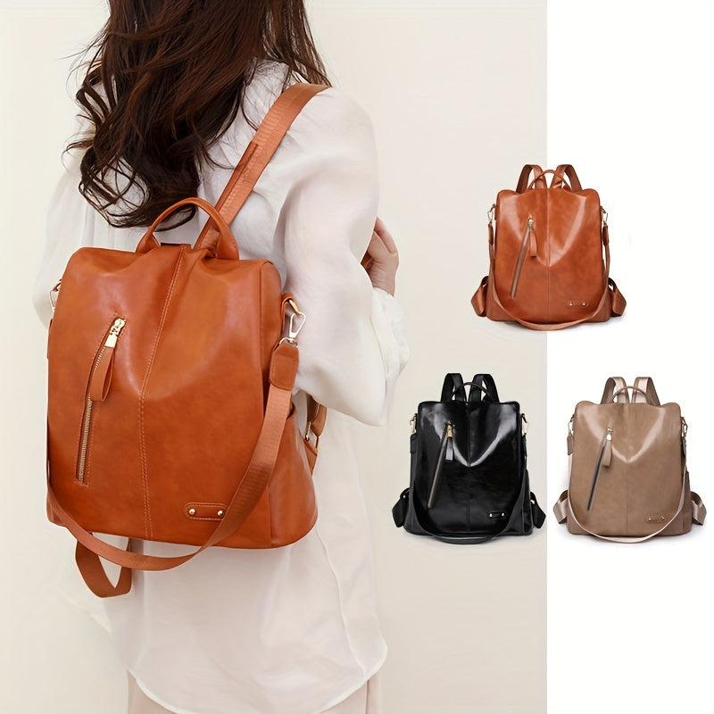 Soft Leather Bag Retro Ladies Casual Bag Work & Travel