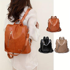 Soft Leather Bag Retro Ladies Casual Bag Work & Travel