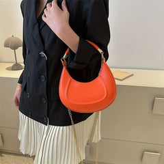 Embossed Hobo Bag Chain Crossbody Women's Top Handle Satchel