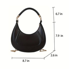 Embossed Hobo Bag Chain Crossbody Women's Top Handle Satchel