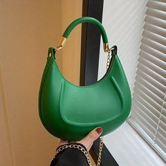 Embossed Hobo Bag Chain Crossbody Women's Top Handle Satchel