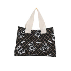 Cute Bear Handbag Canvas Tote Bag Messenger Bag