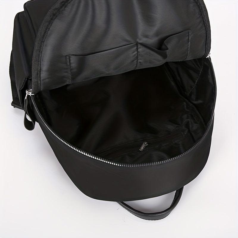 Flower Embroidery Backpack Women's Versatile Travel Storage Bag