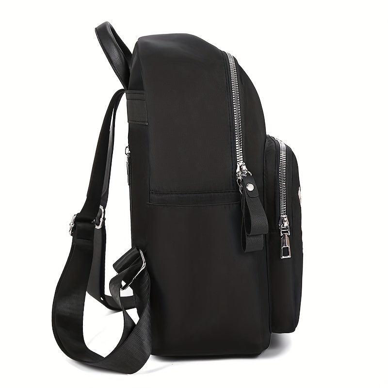 Flower Embroidery Backpack Women's Versatile Travel Storage Bag