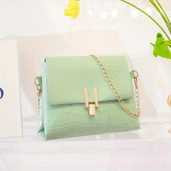 Stone Embossed Crossbody Bag - Candy Flap Purses