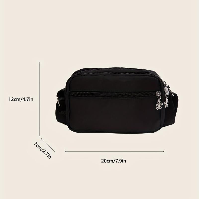 Minimalist Square Crossbody Bag PU Leather Shoulder Bag All Match Handbag
