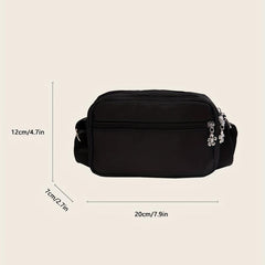Minimalist Square Crossbody Bag PU Leather Shoulder Bag All Match Handbag