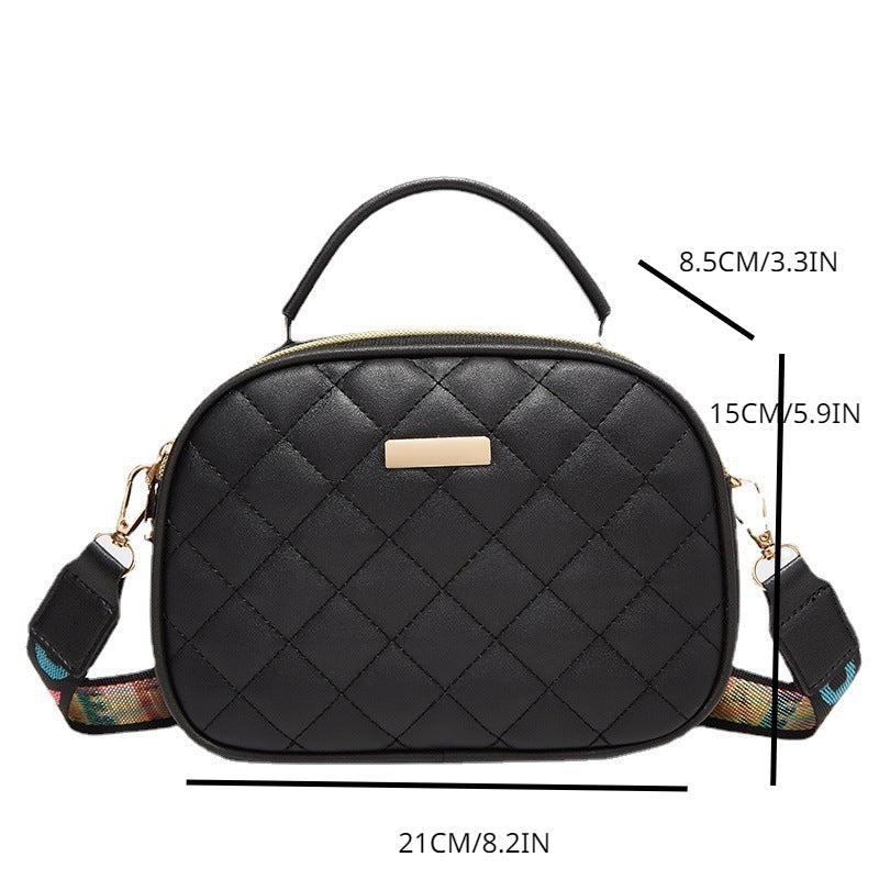 Quilted Crossbody Bag Classic Square Shoulder Bag Women's