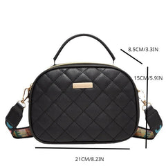 Quilted Crossbody Bag Classic Square Shoulder Bag Women's