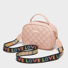 Quilted Crossbody Bag Classic Square Shoulder Bag Women's