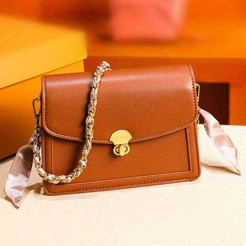 Versatile Crossbody Bag & Purse with Turn Lock