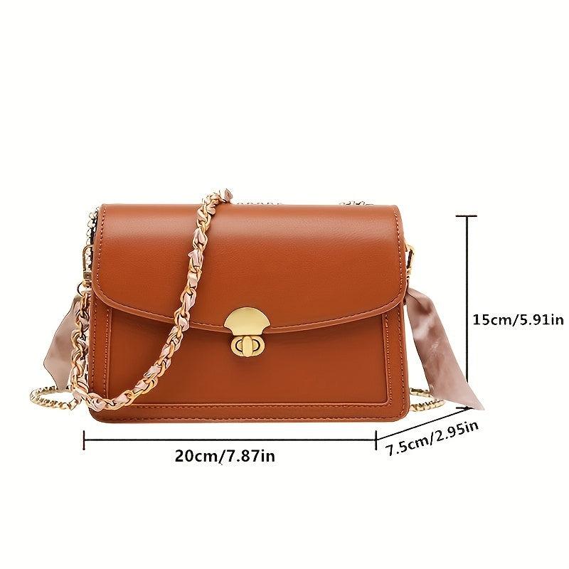 Versatile Crossbody Bag & Purse with Turn Lock