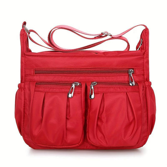 Stylish Waterproof Nylon Crossbody Bag for Middle Aged Women