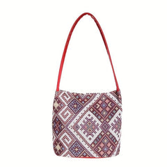 Tribal Style Casual Square Bag Large Capacity Shoulder Bag