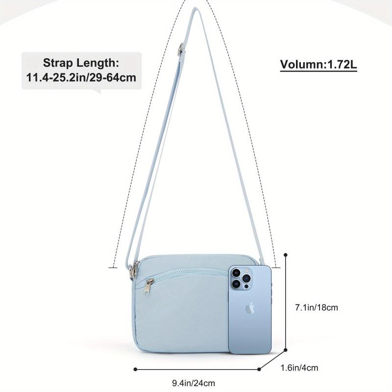 Minimalist Square Crossbody Bag Solid Shoulder Bag All Match