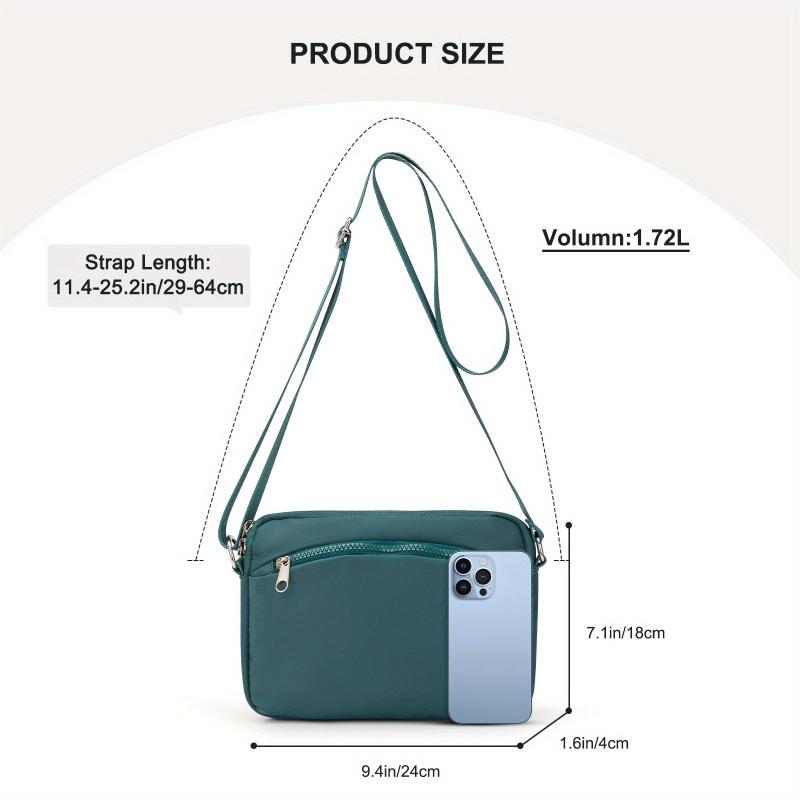 Minimalist Square Crossbody Bag Solid Shoulder Bag All Match