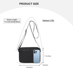 Minimalist Square Crossbody Bag Solid Shoulder Bag All Match