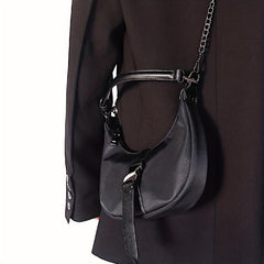 Crescent Bag Niche Baguette Bag With Release Buckle All Match Shoulder Bag