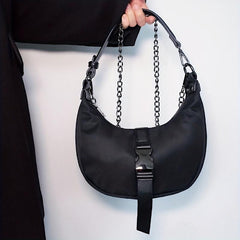 Crescent Bag Niche Baguette Bag With Release Buckle All Match Shoulder Bag