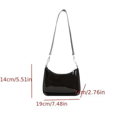 Neon Clear Shoulder Bag Mini PVC Underarm Purse
