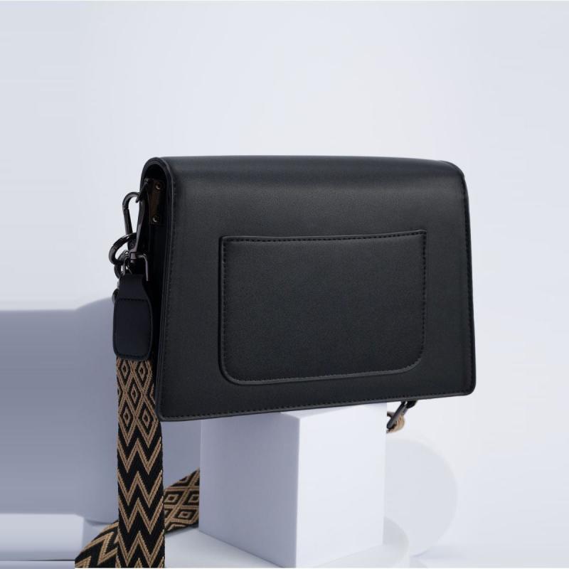 Vegan Crossbody Bag Vintage PU Shoulder Bag Women's Casual Retro Handbag & Purse