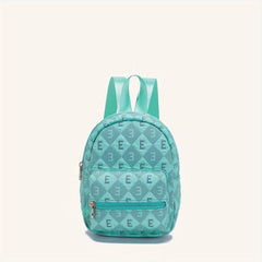 Plaid Pattern Backpack Preppy School Bookbag for Girls Women