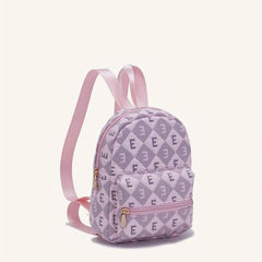 Plaid Pattern Backpack Preppy School Bookbag for Girls Women