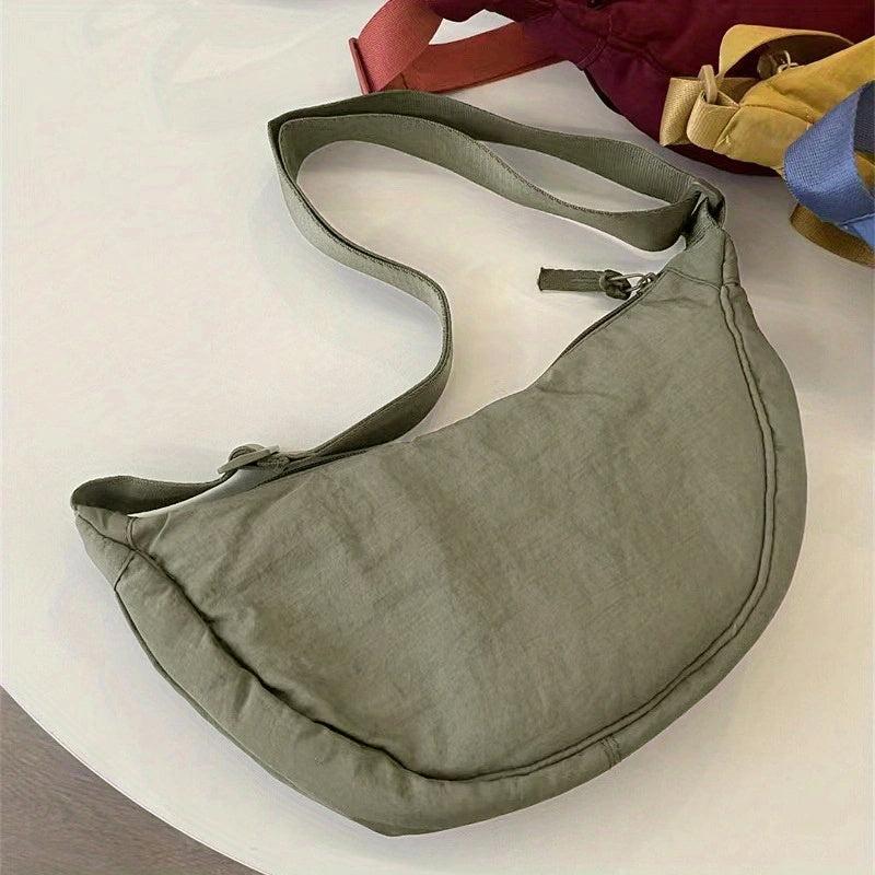 Casual Nylon Dumpling Bag Large Capacity Crossbody Hobo Bag