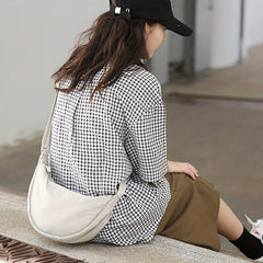 Casual Nylon Dumpling Bag Large Capacity Crossbody Hobo Bag