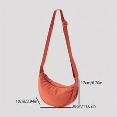 Casual Nylon Dumpling Bag Large Capacity Crossbody Hobo Bag