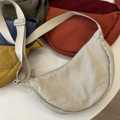 Casual Nylon Dumpling Bag Large Capacity Crossbody Hobo Bag