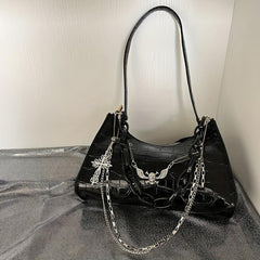 Gothic Skull Shoulder Bag for Halloween