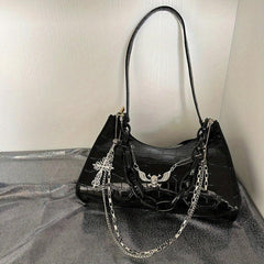 Gothic Skull Shoulder Bag for Halloween