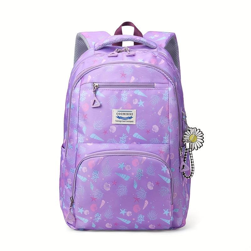 Cartoon Printed School Backpack Laptop Bookbag Travel Daypack