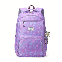 Cartoon Printed School Backpack Laptop Bookbag Travel Daypack