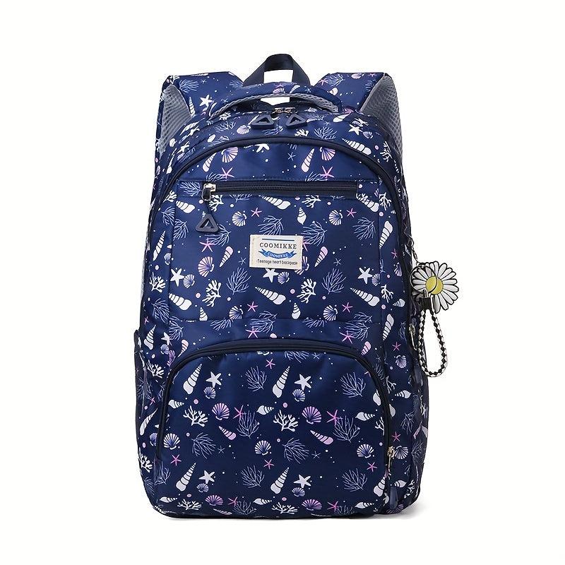 Cartoon Printed School Backpack Laptop Bookbag Travel Daypack