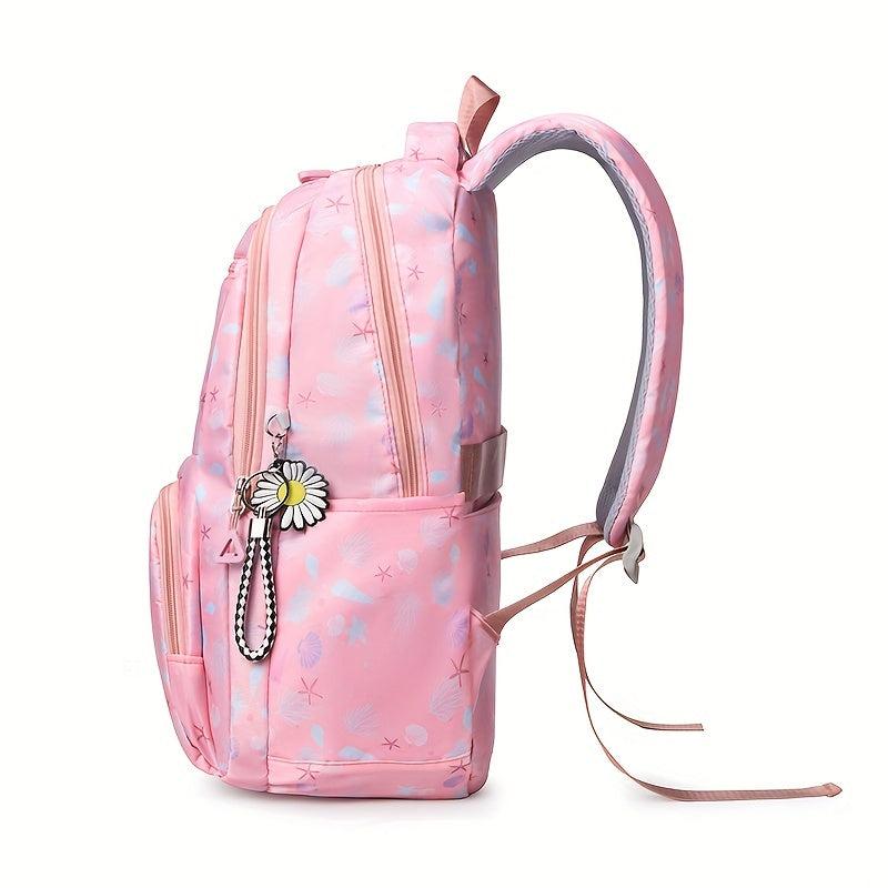 Cartoon Printed School Backpack Laptop Bookbag Travel Daypack