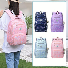 Cartoon Printed School Backpack Laptop Bookbag Travel Daypack