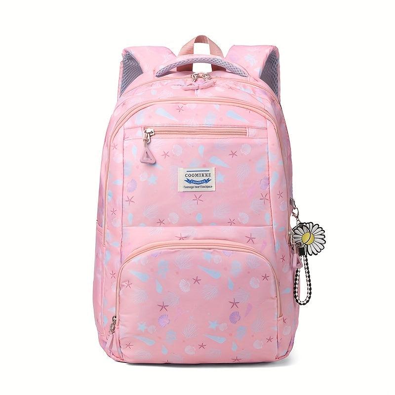 Cartoon Printed School Backpack Laptop Bookbag Travel Daypack