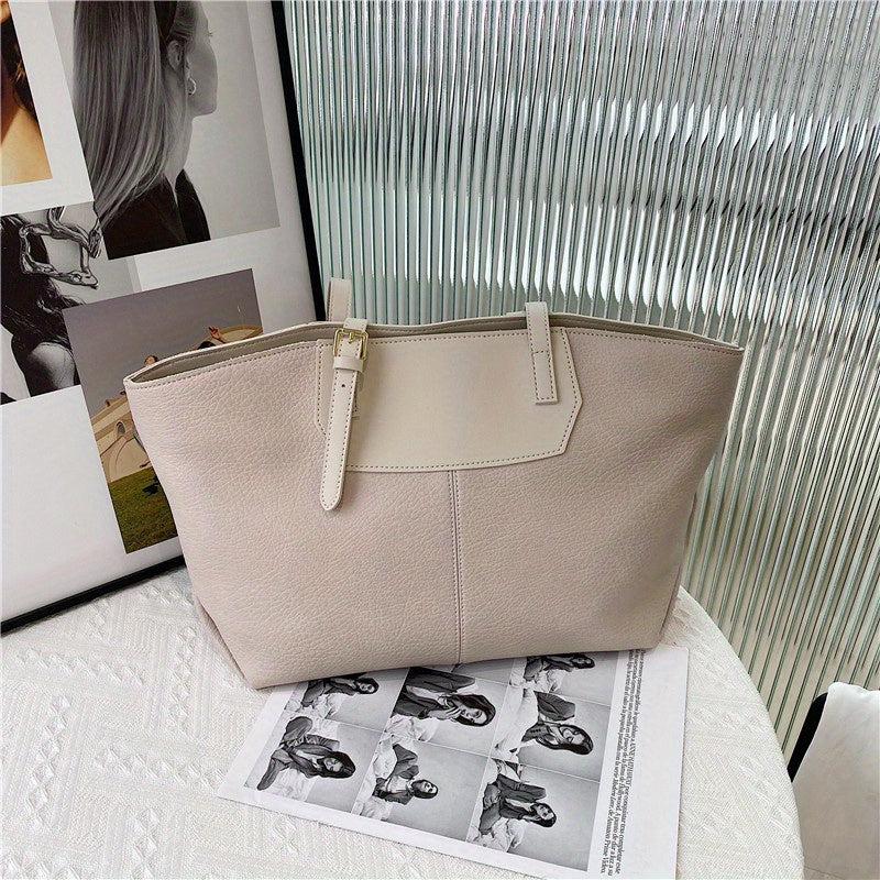 Vintage Mini Tote Bag Retro PU Shoulder Hobo Bag Women's Casual Handbag