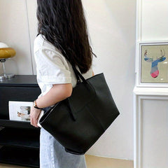 Vintage Mini Tote Bag Retro PU Shoulder Hobo Bag Women's Casual Handbag