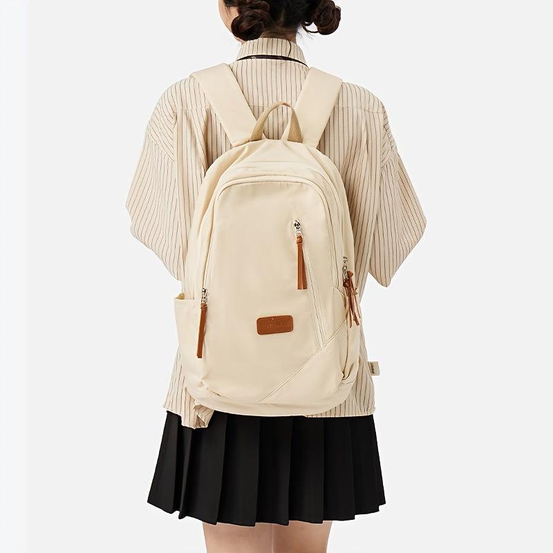 Preppy Large Capacity School Bag All Match Daypack Versatile Travel Bag