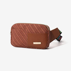 Vintage Crossbody Bag Classic Purse Zipper Chest Square Bag Women