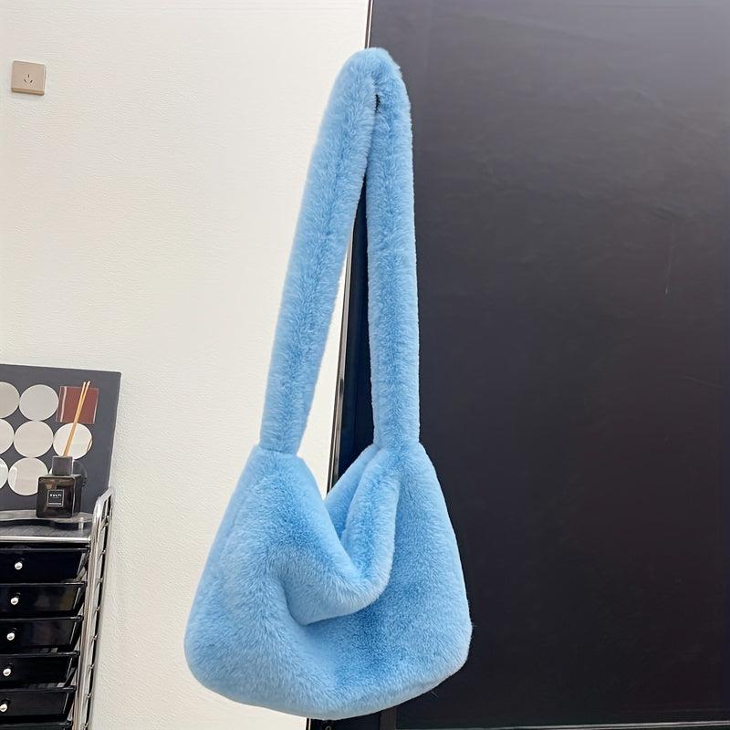 Y2K Plush Crossbody Bag for Women