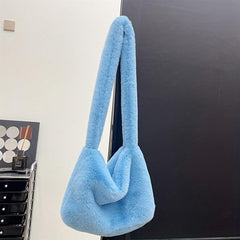 Y2K Plush Crossbody Bag for Women