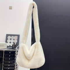 Y2K Plush Crossbody Bag for Women
