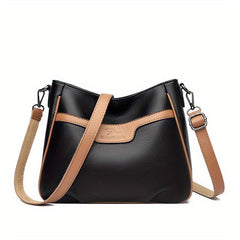 Colorblock Hobo Shoulder Bag Women's Classic Work Bag